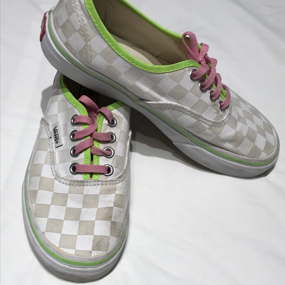 Custom Checkered Vans